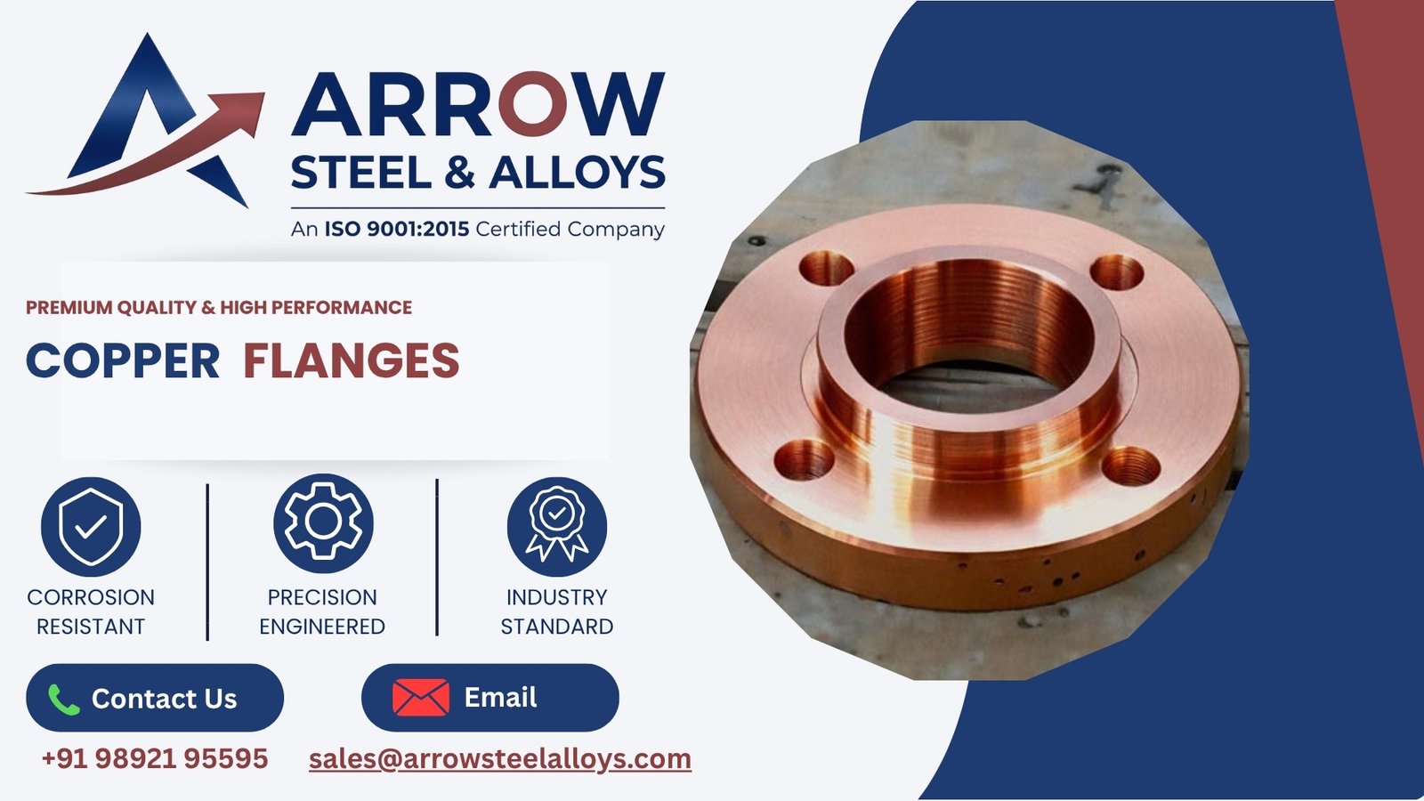 Copper Flanges Manufacturer in India